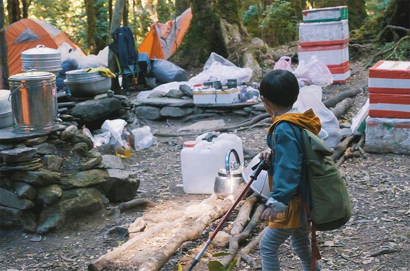 新武呂溪第二次過溪後商業團大營地廚房
